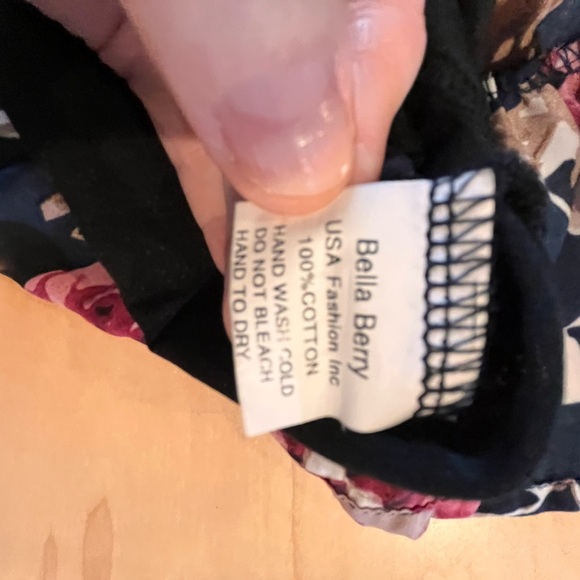 Floral Print Dress with Ruffle Hem - Picture 8 of 10